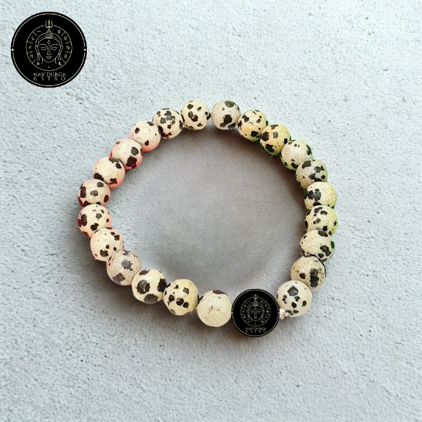 Dalmatian Jasper Bracelet - To Remove Negativity & Add Fun
